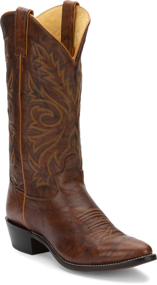 1560 Justin Buck Chesnut Cowhide Boot