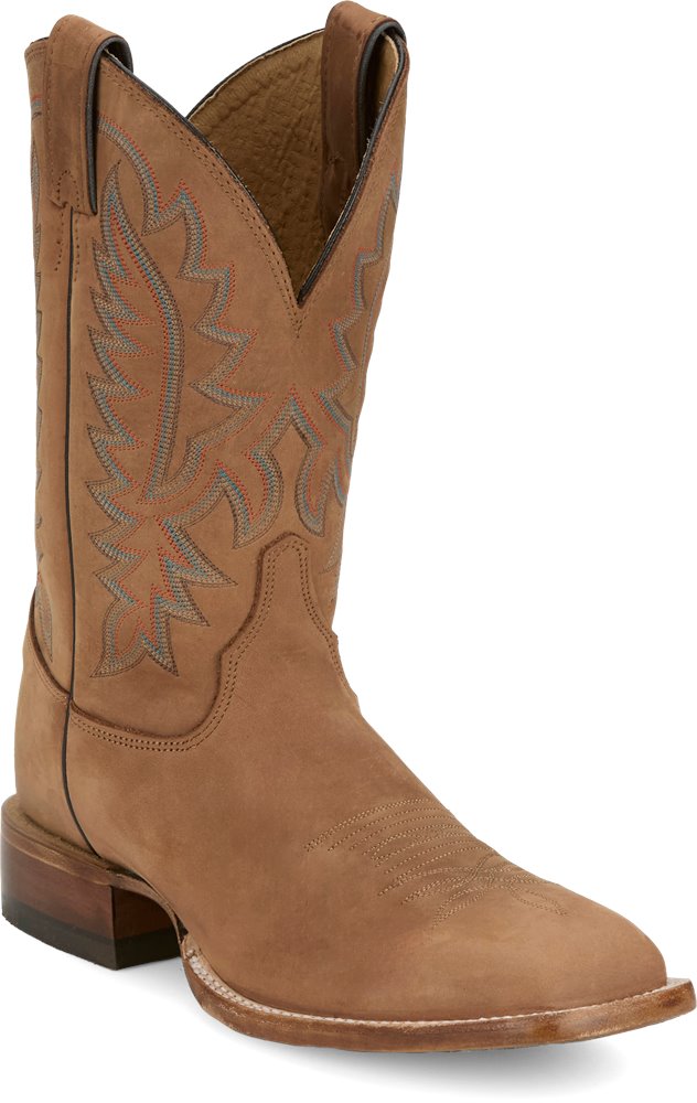 BR392 Justin Rancho Butterscotch Cowhide Boot