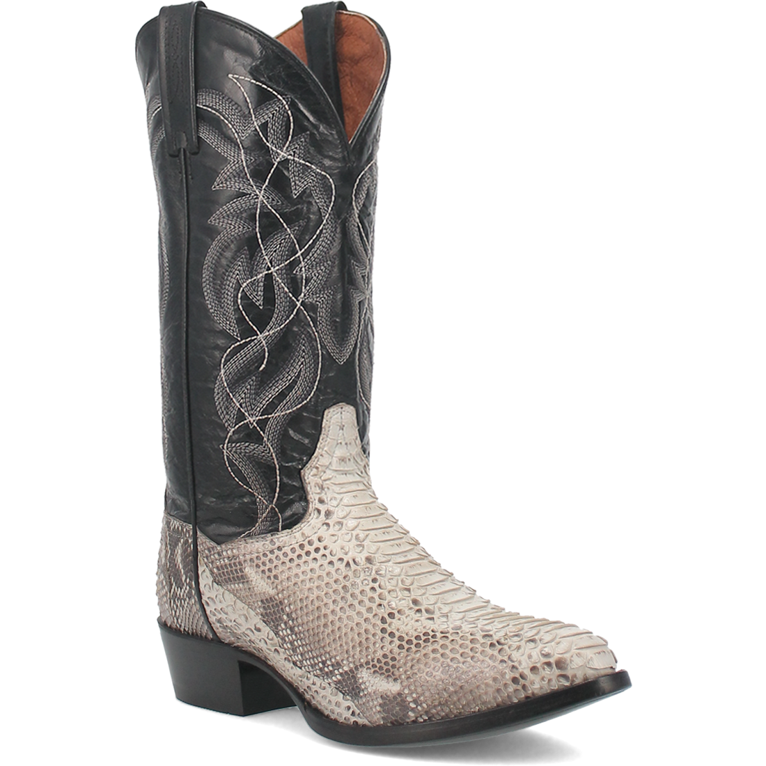 DP3036 Dan Post Manning Python Leather Boot(Natural & Black)