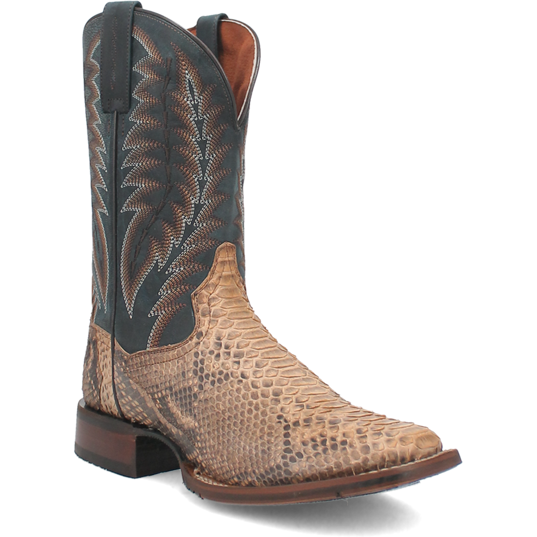 DP4183 Dan Post Templeton Python Boot (Beige/Chocolate)