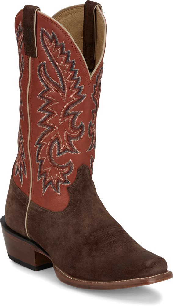 FN7252 Justin Russett Brown Suede Boot