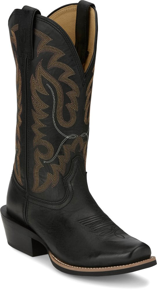 FN7256 Justin Cowboy Town Midnight Boot