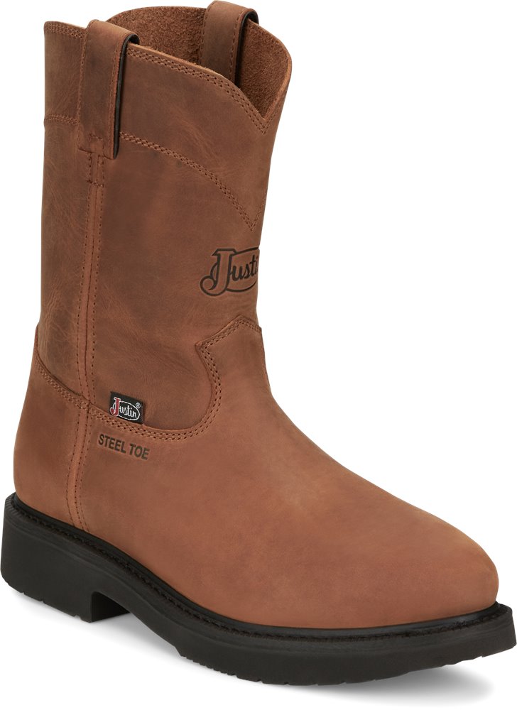 OW4764 Justin Steel Toe Conductor Boot