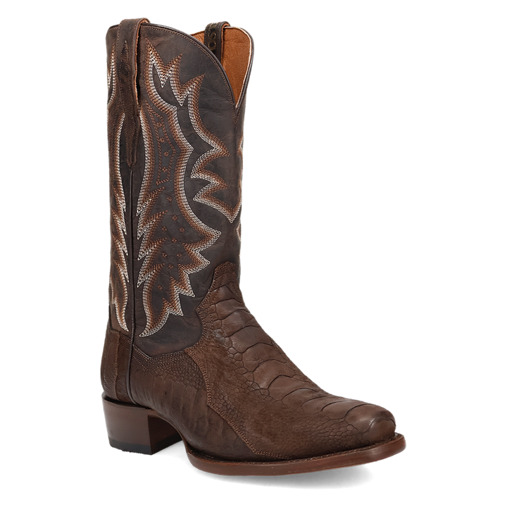 DP3103 Dan Post Anders Ostrich Leg Brown Boot