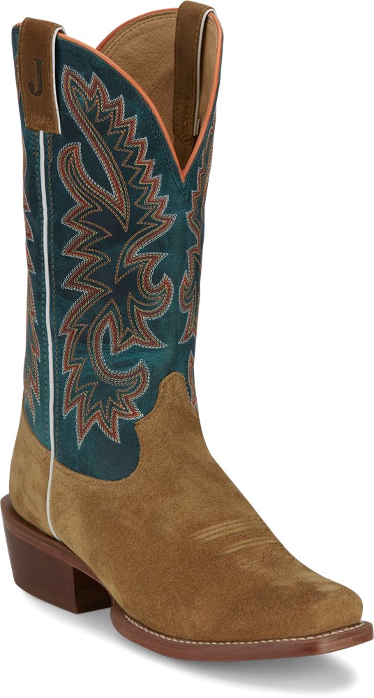 FN7253 Justin Jimmy Wheat Suede Boot